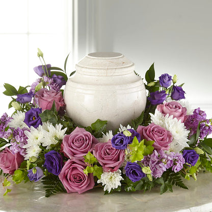 Blooming Sympathy Cremation Adornment – LOU GENTILE'S FLOWERS BASKET, Fresno CA