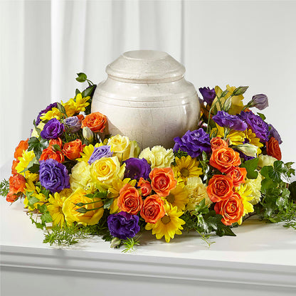 Blossoms of Remembrance Cremation Adornment – LOU GENTILE'S FLOWERS BASKET, Fresno CA
