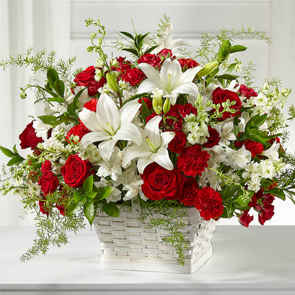 Sentiments of Love Arrangement – LOU GENTILE'S FLOWERS BASKET, Fresno CA