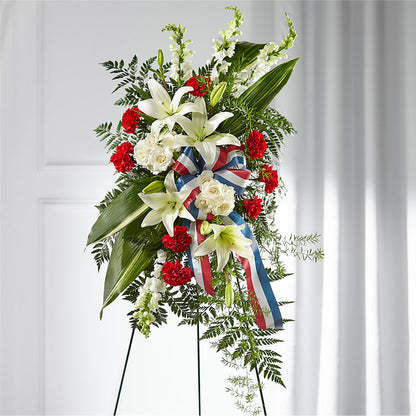 Stars of Life Standing Spray – LOU GENTILE'S FLOWERS BASKET, Fresno CA
