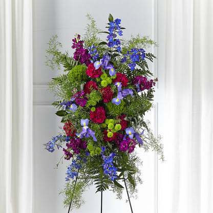 Heavenly Skies Standing Spray – LOU GENTILE'S FLOWERS BASKET, Fresno CA
