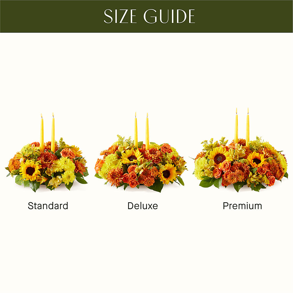 Autumn Harmony Centerpiece – LOU GENTILE'S FLOWERS BASKET, Fresno CA