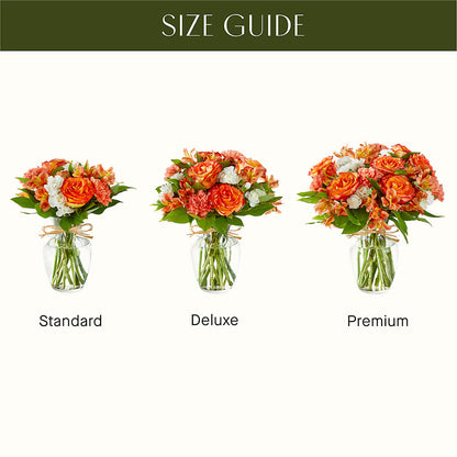Apricot Glow Bouquet – LOU GENTILE'S FLOWERS BASKET, Fresno CA