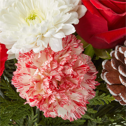 Candy Cane Lane Bouquet – LOU GENTILE'S FLOWERS BASKET, Fresno CA