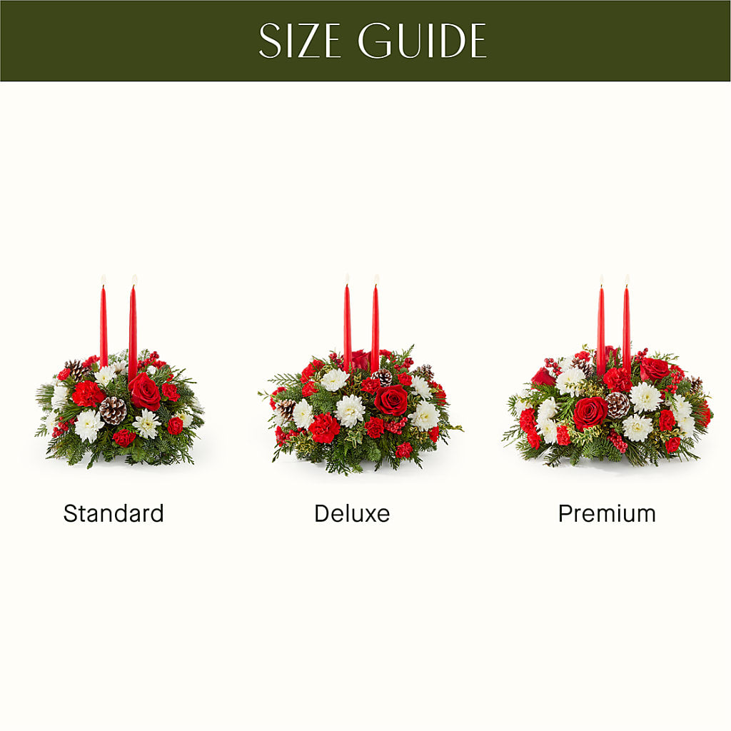 Holiday Soiree Centerpiece – LOU GENTILE'S FLOWERS BASKET, Fresno CA