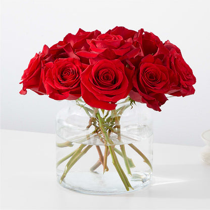 Cupid's Embrace Red Rose Bouquet – LOU GENTILE'S FLOWERS BASKET, Fresno CA