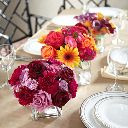 Love's Eternity Centerpiece – LOU GENTILE'S FLOWERS BASKET, Fresno CA