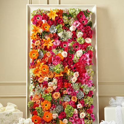 Fresh Picked Floral Wall – LOU GENTILE'S FLOWERS BASKET, Fresno CA
