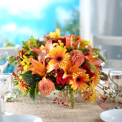 One and Only Centerpiece – LOU GENTILE'S FLOWERS BASKET, Fresno CA