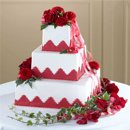 Forever Happiness Cake Decor – LOU GENTILE'S FLOWERS BASKET, Fresno CA