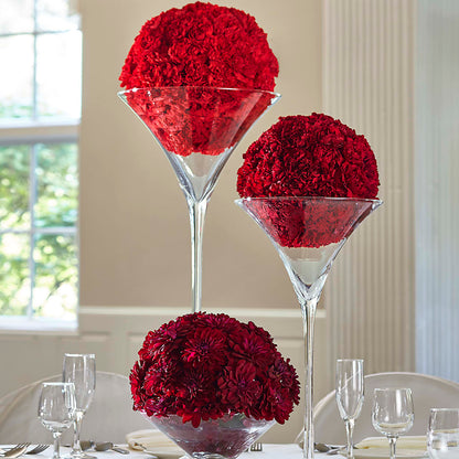 Our Special Vows Centerpiece – LOU GENTILE'S FLOWERS BASKET, Fresno CA