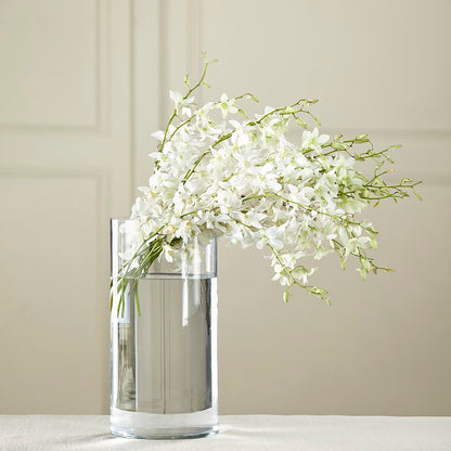 White Dendrobium Bouquet – LOU GENTILE'S FLOWERS BASKET, Fresno CA